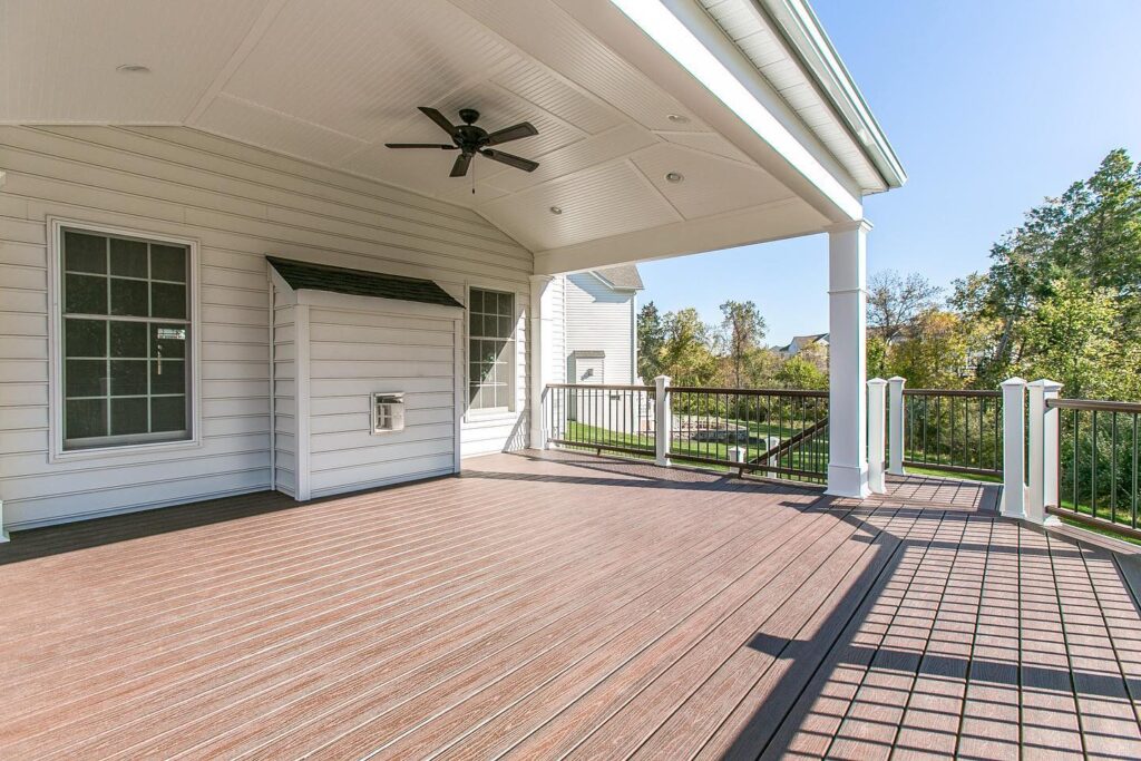 We perform deck inspections in areas we serve. We offer many services, like this deck replacement in Bristow.