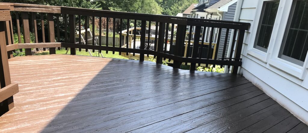 solid stain deck 