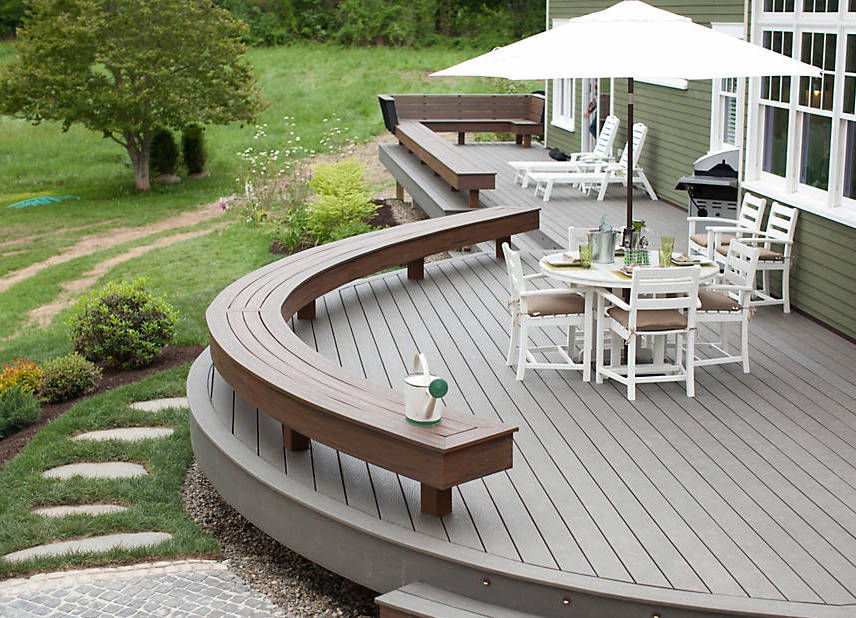 Newly restored deck in Oakton, VA