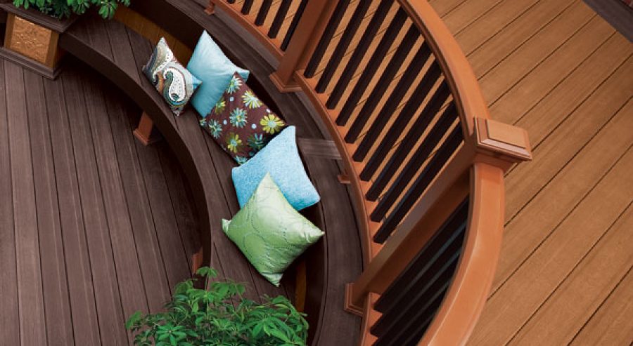 new deck restoration and railing installed for a home in Arlington, VA